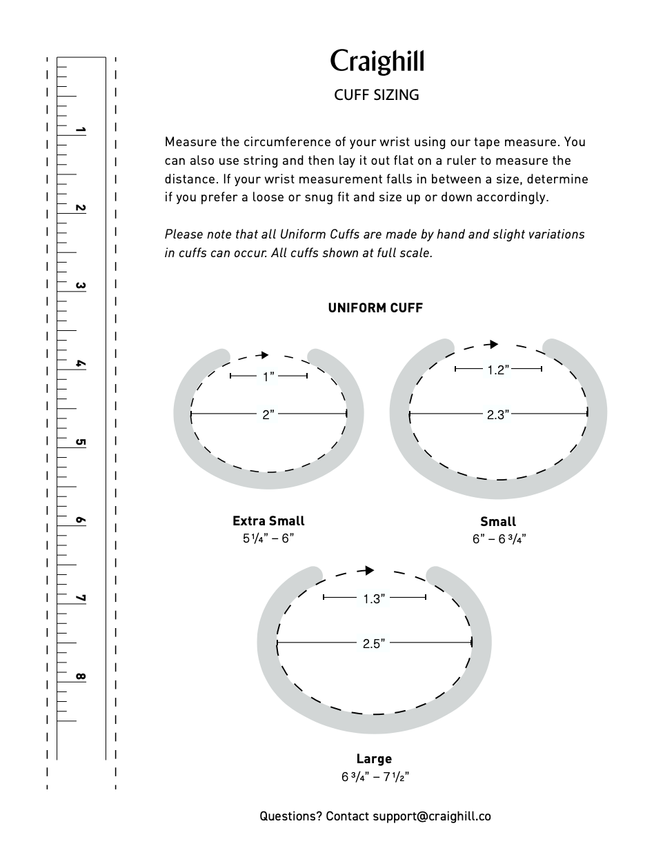 Uniform Square Cuff - Steel