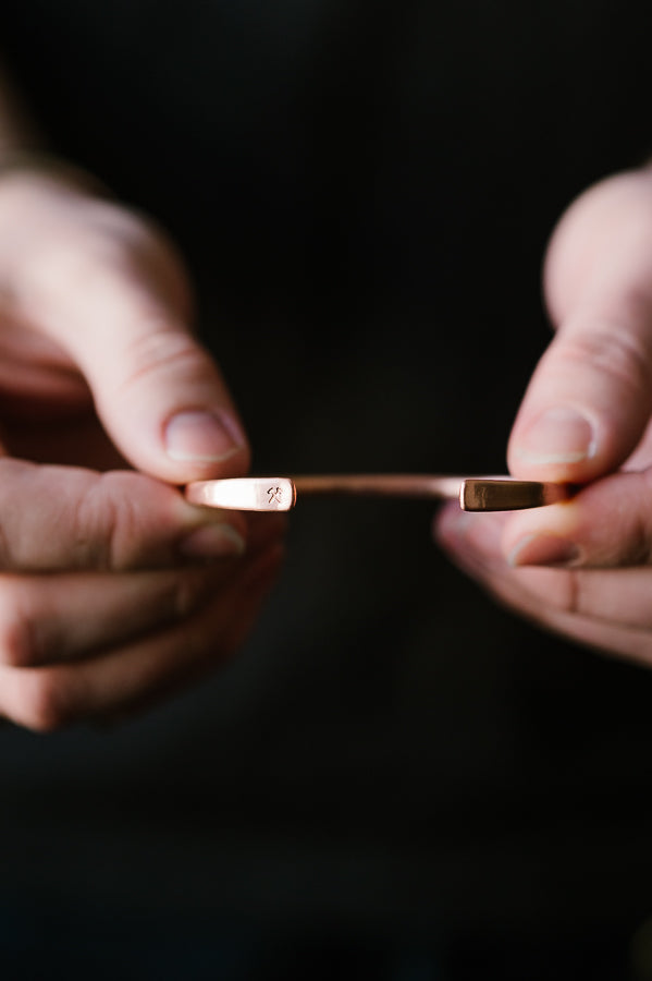 The Champion Cuff - Brushed - Copper