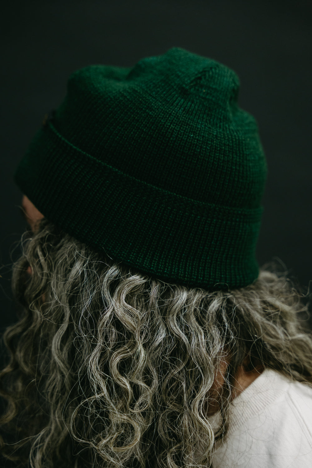 Wool Knit Watch Cap - Pine