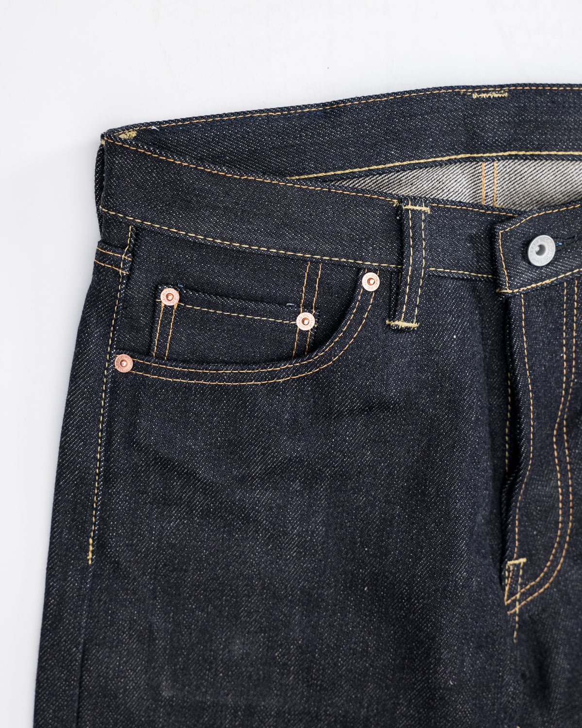 IH-634-XHS - 25oz Selvedge Denim Straight Cut Jeans - Indigo