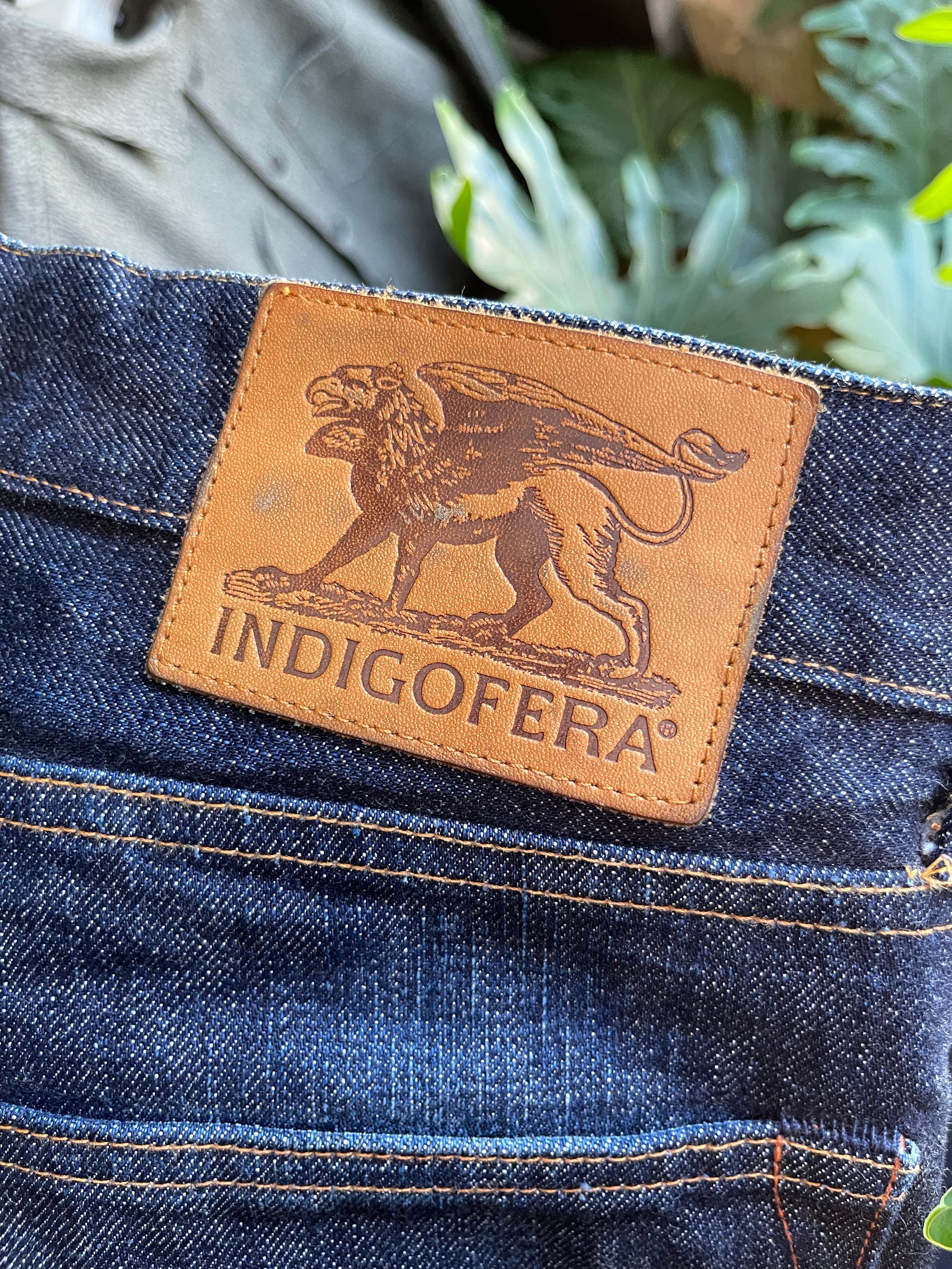 Gently Used Indigofera Buck Jeans in 18oz Selvedge - Indigo