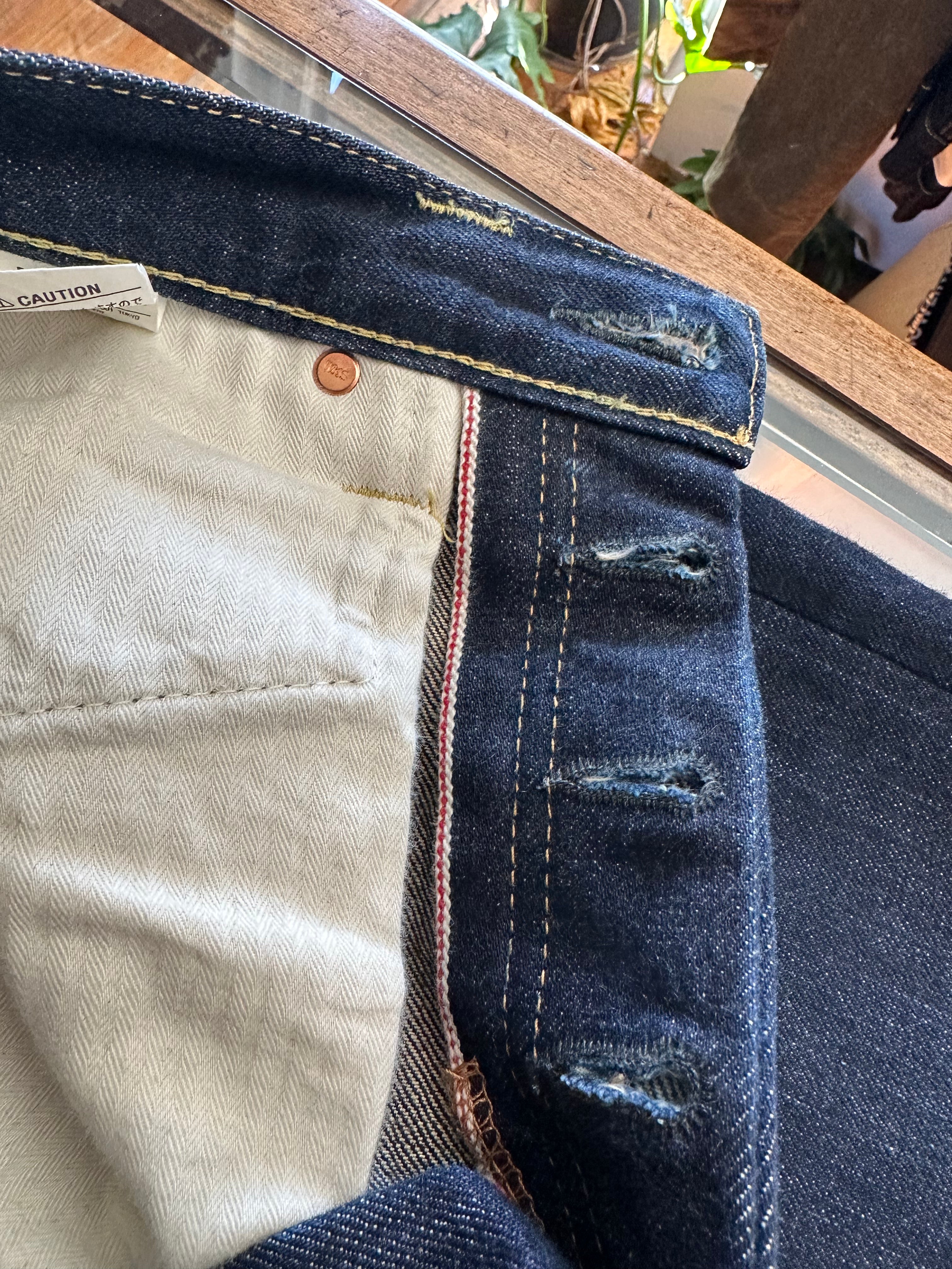 Gently Used Iron Heart IH-634N Jeans - Indigo - 32