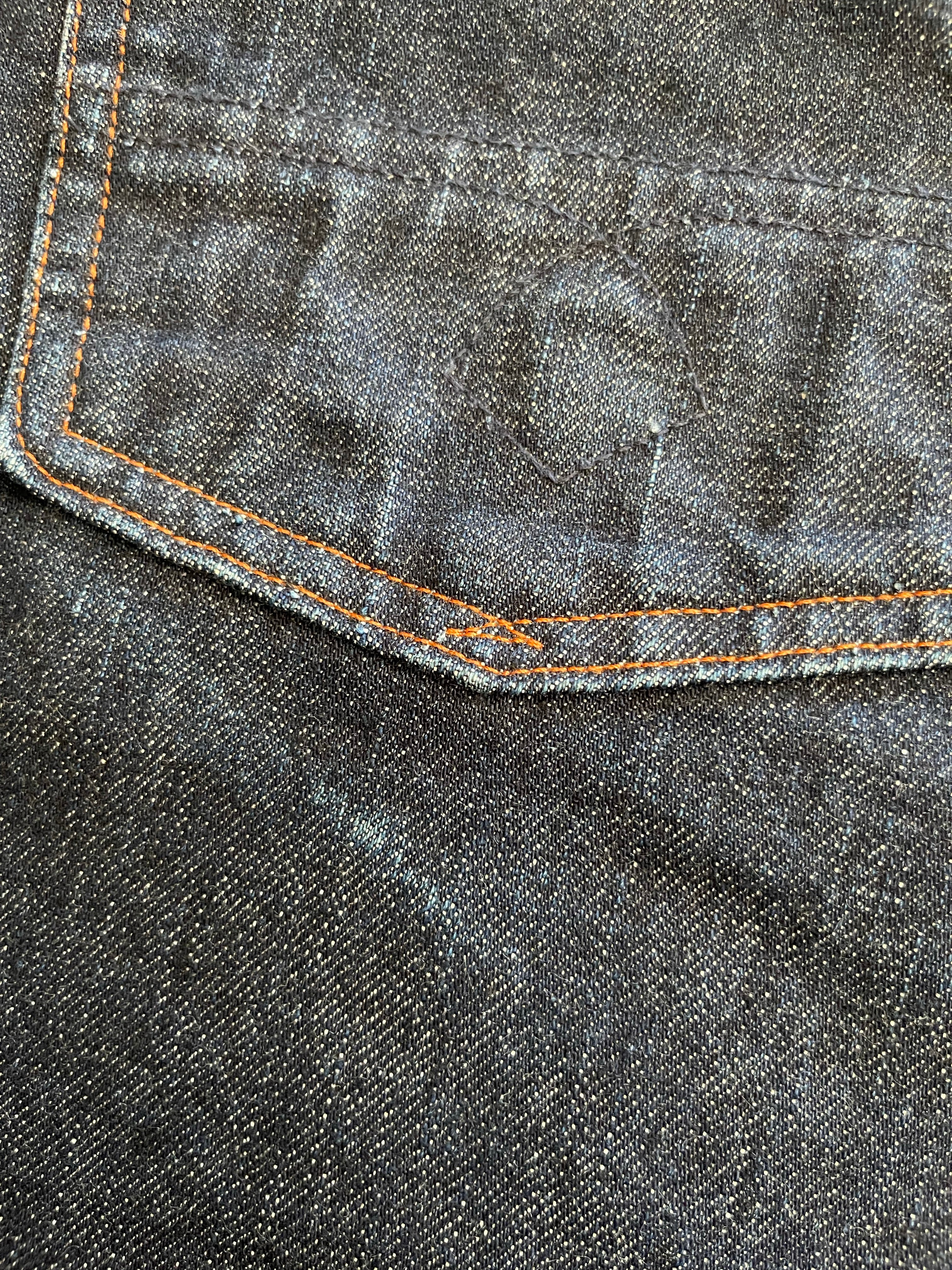 Gently Used Indigofera Buck Jeans in 18oz Selvedge - Indigo