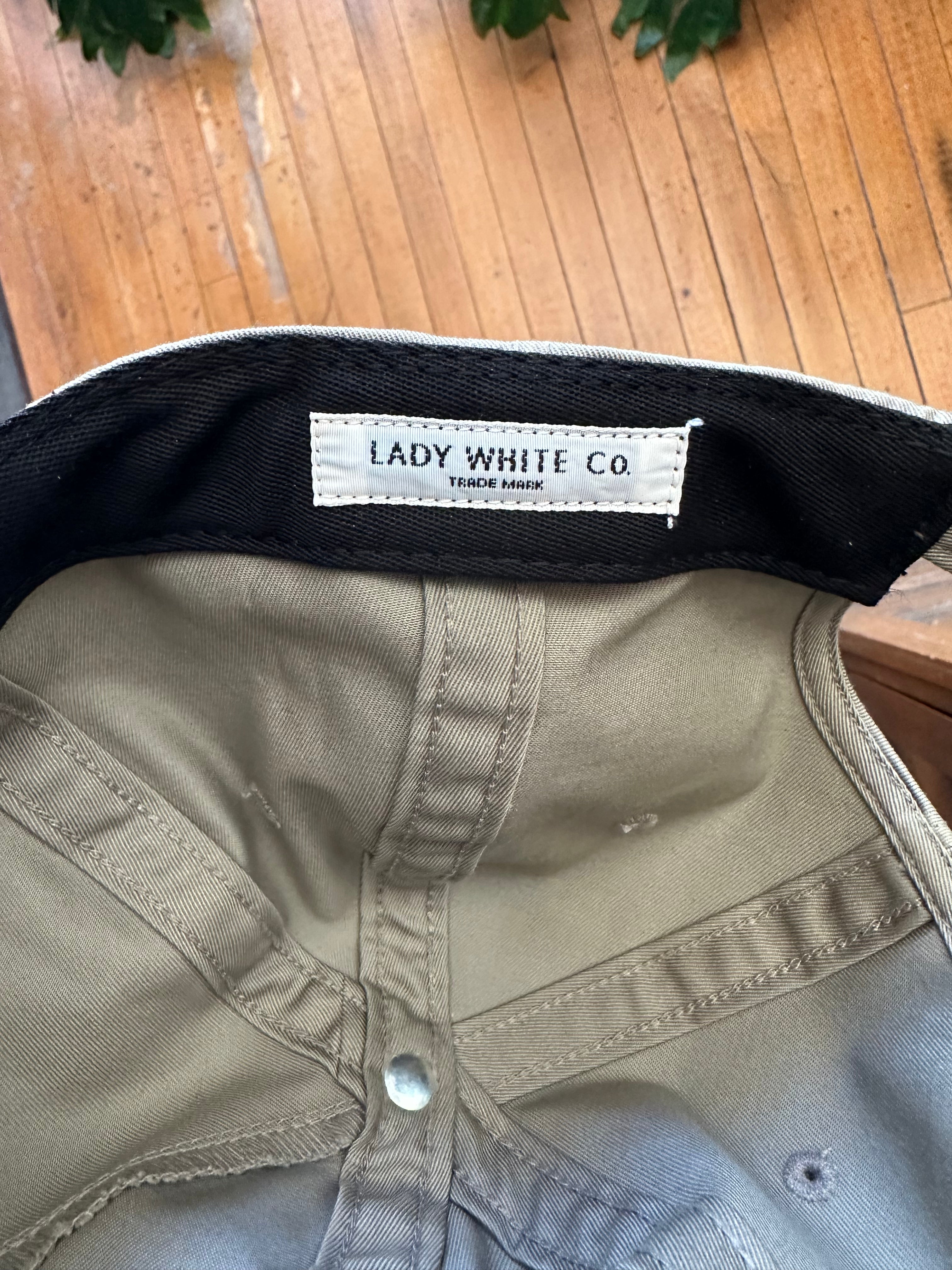 Gently Used Lady White Co. Cotton Twill Cap - Dark Sand