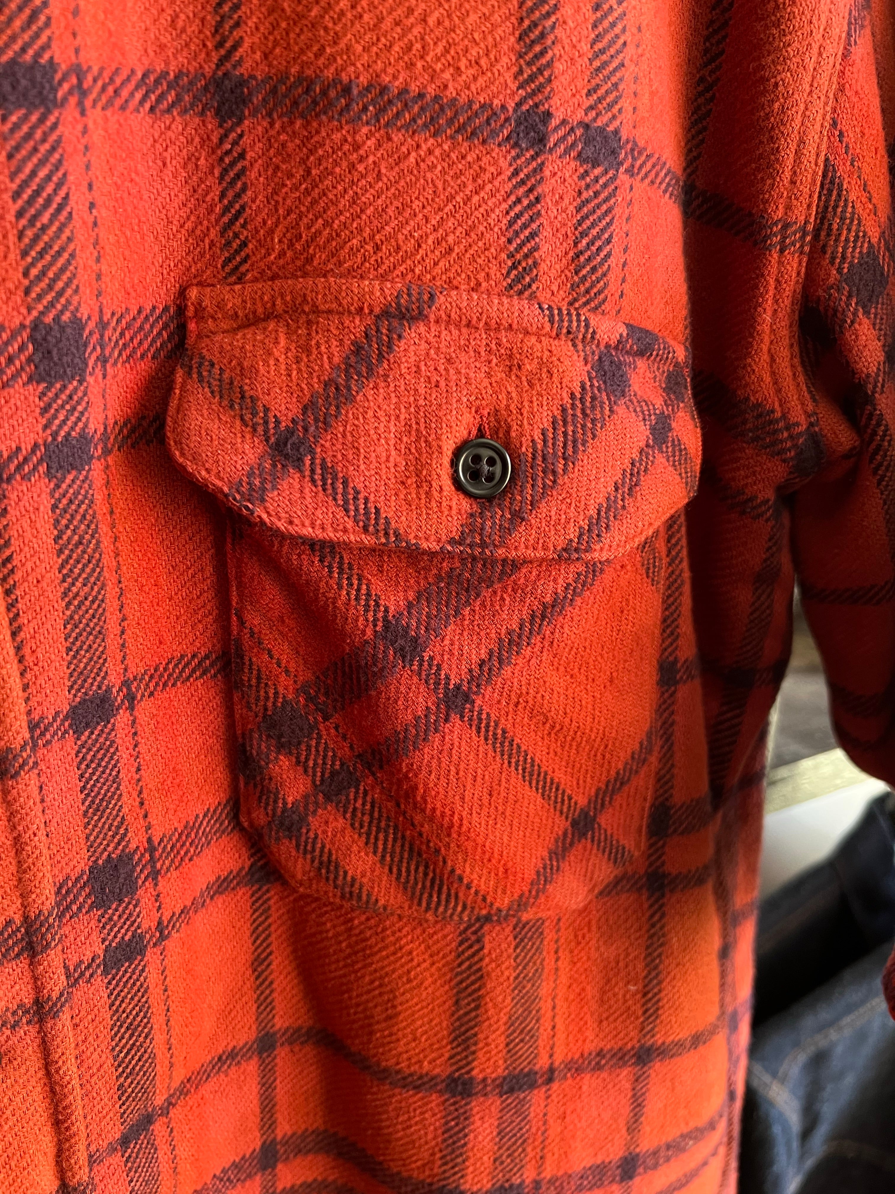 Gently Used Indigofera Delray Flannel - Red Overdye - Medium