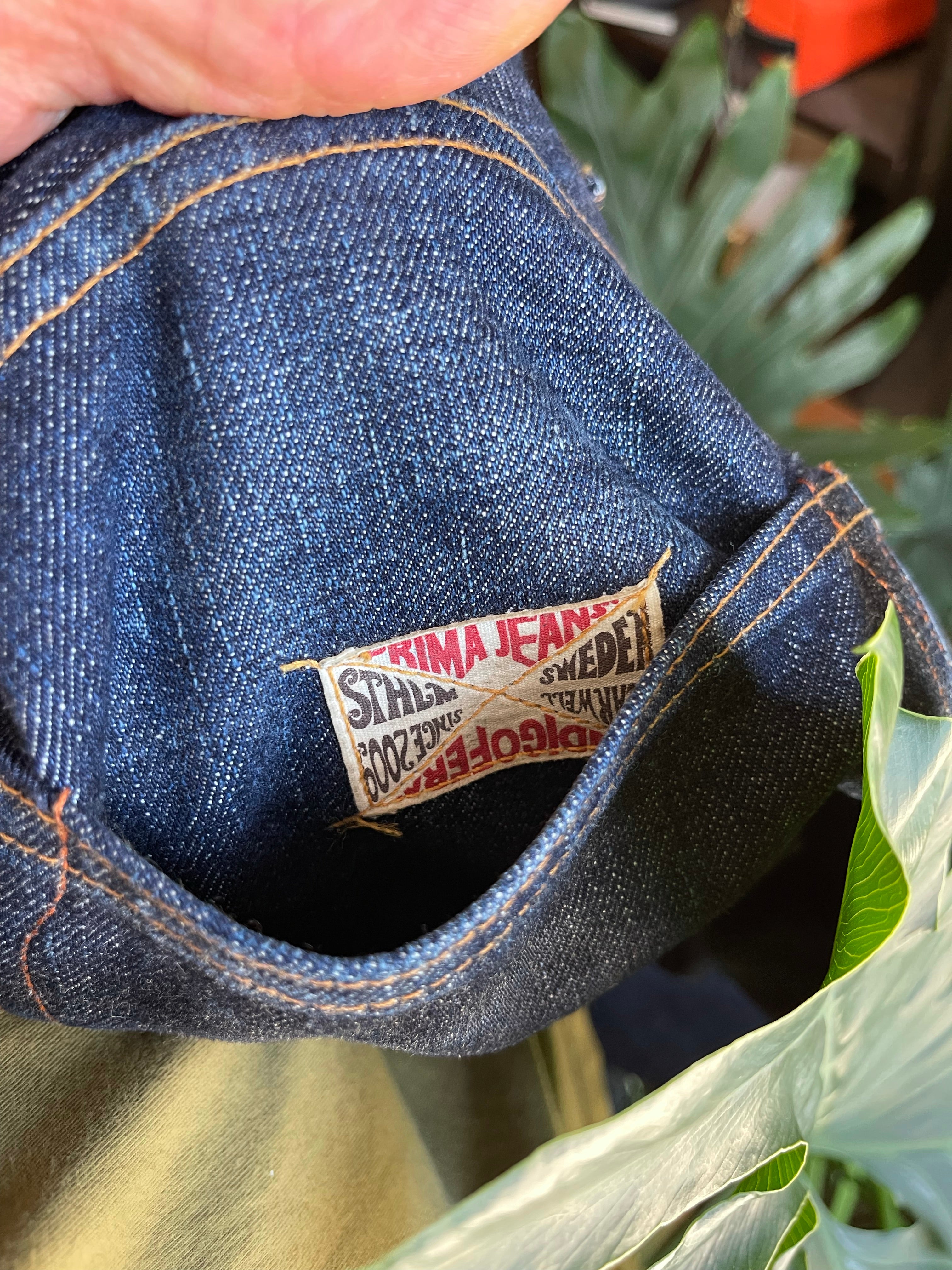 Gently Used Indigofera Buck Jeans in 18oz Selvedge - Indigo