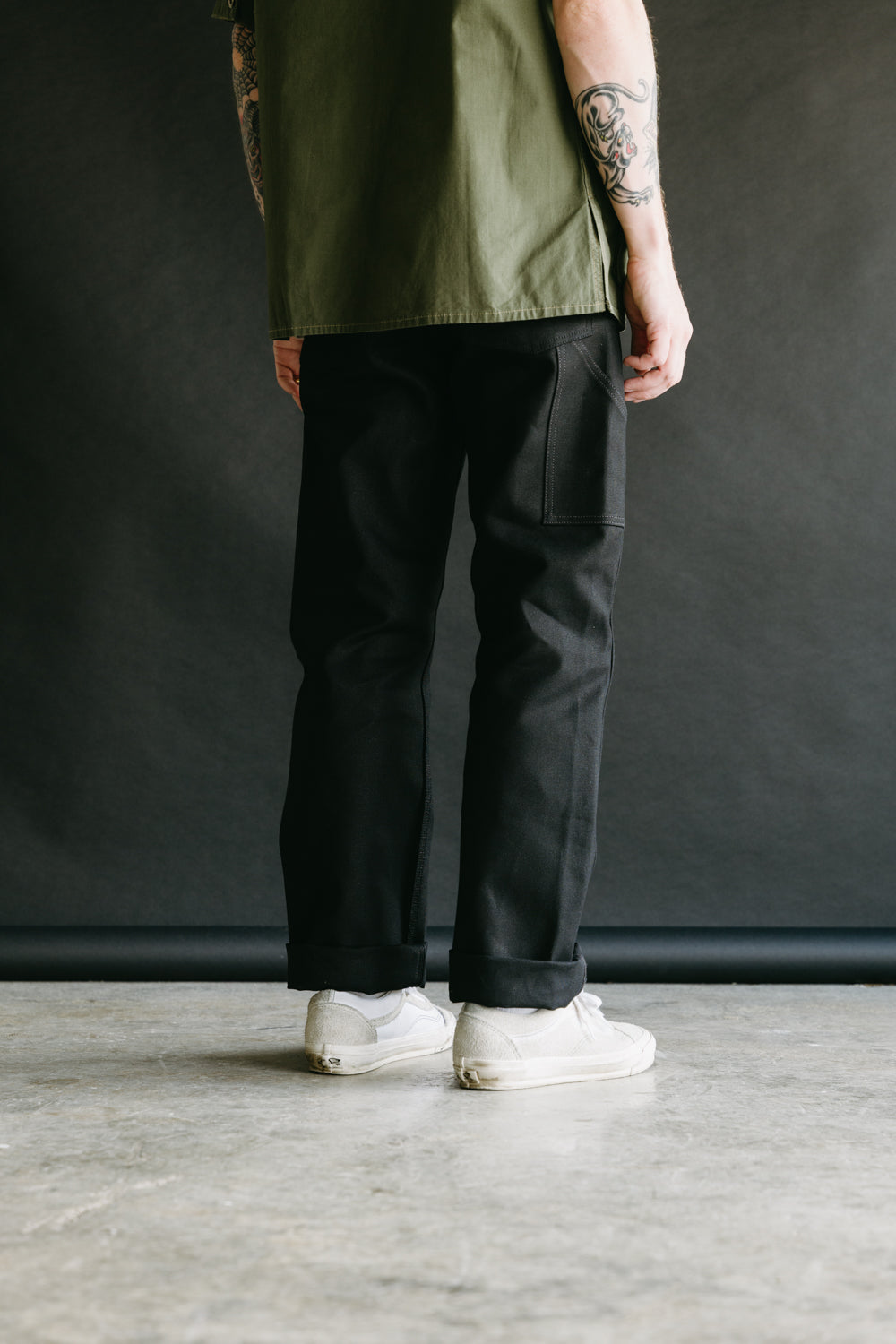 13oz - Wendell Double Knee Pant - Smithson Canvas Black