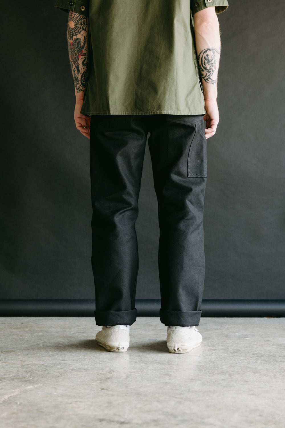 13oz - Wendell Double Knee Pant - Smithson Canvas Black