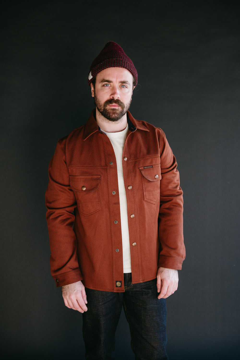 Fargo Shirt Cotton Kersey - Rust