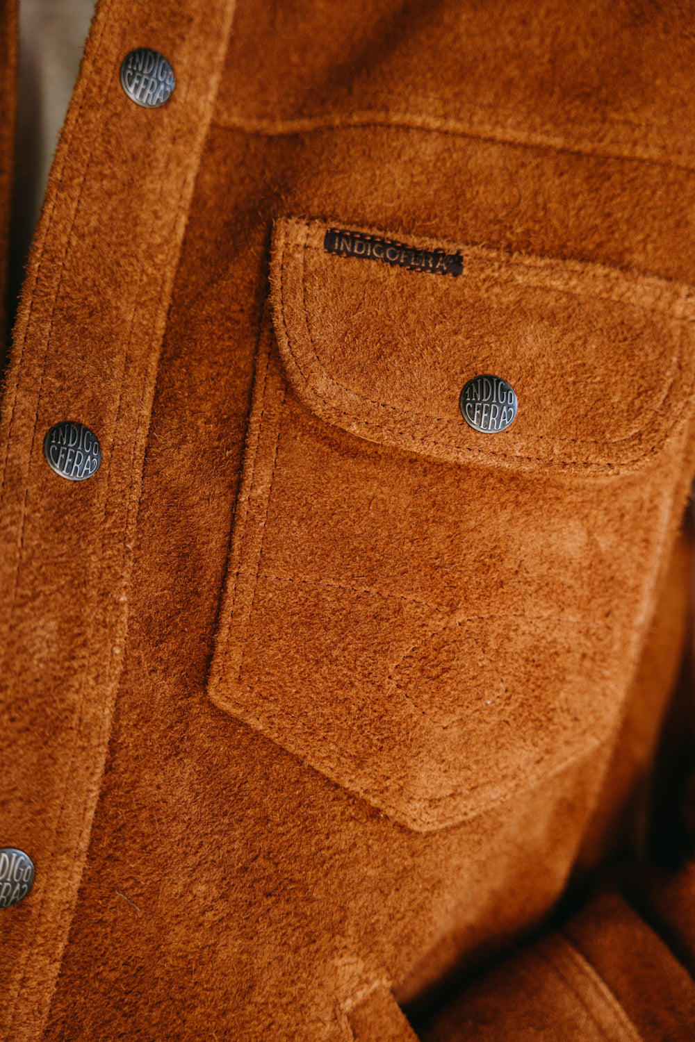 Fargo Trucker Jacket Leather - Cognac