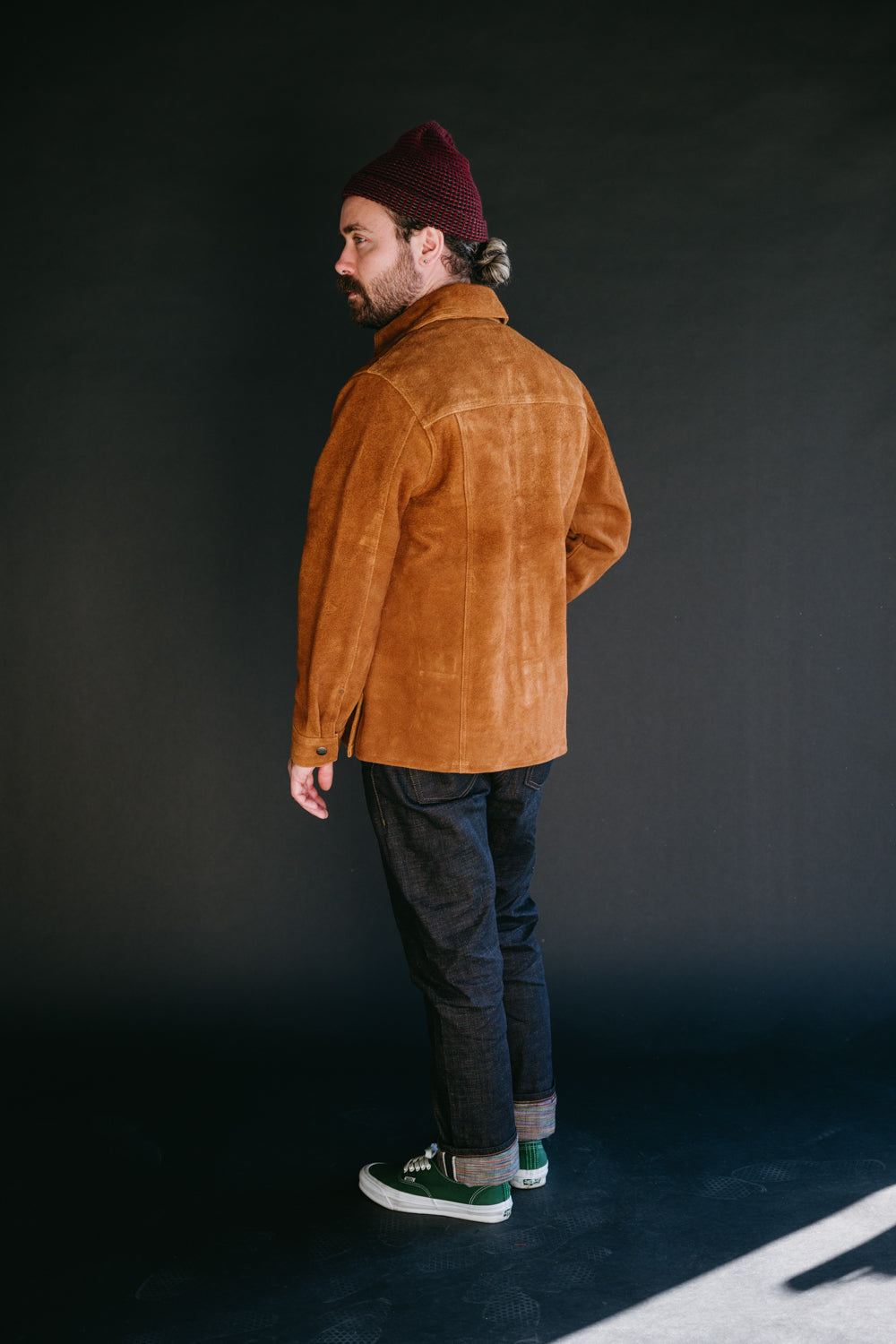 Fargo Trucker Jacket Leather - Cognac