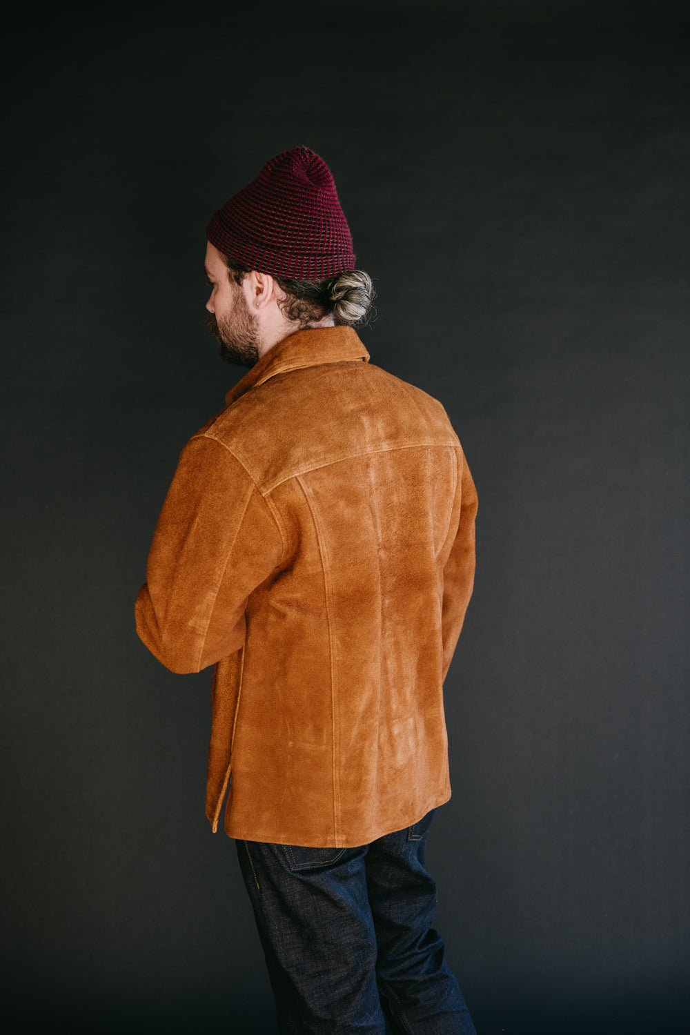 Fargo Trucker Jacket Leather - Cognac