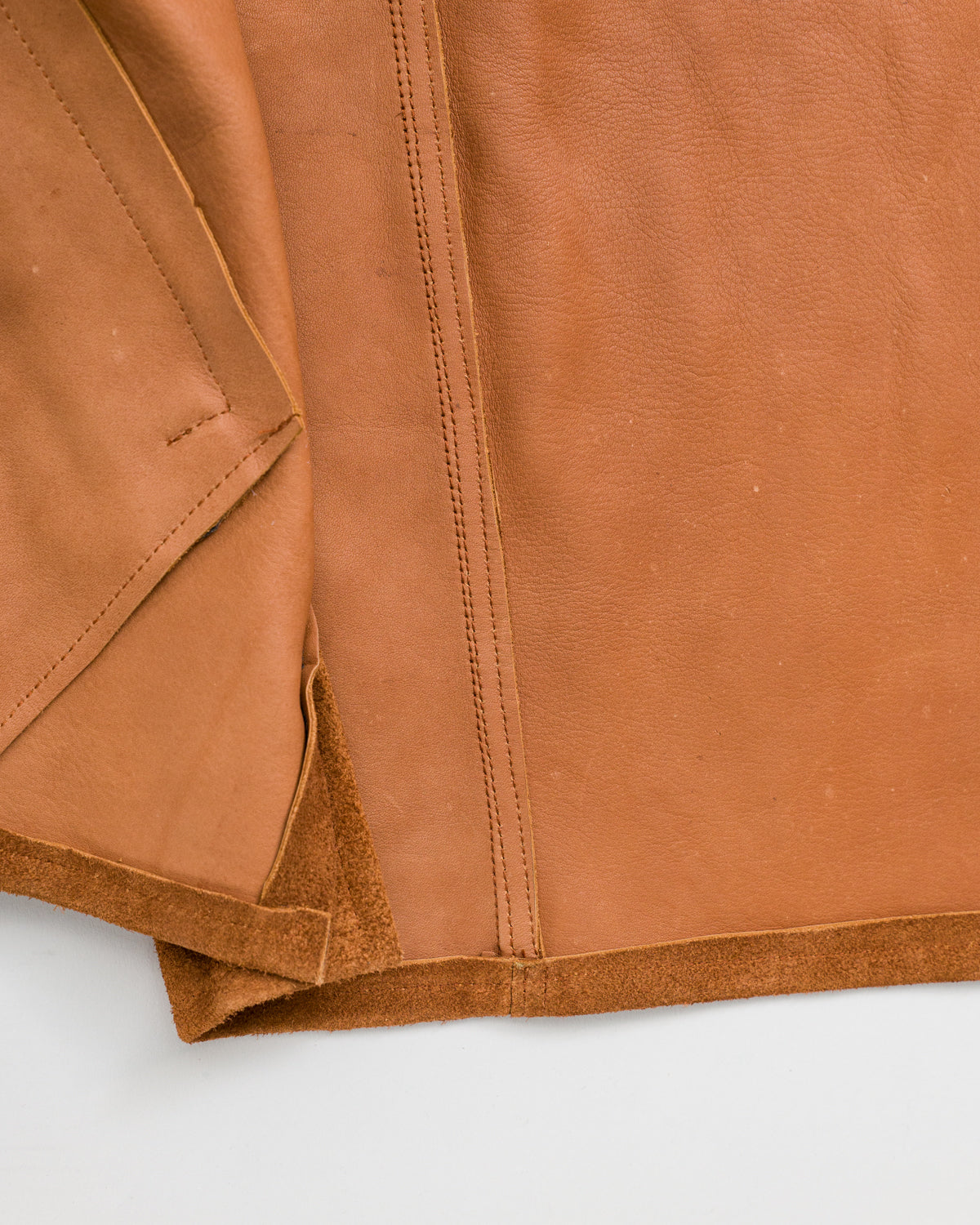 Fargo Trucker Jacket Leather - Cognac