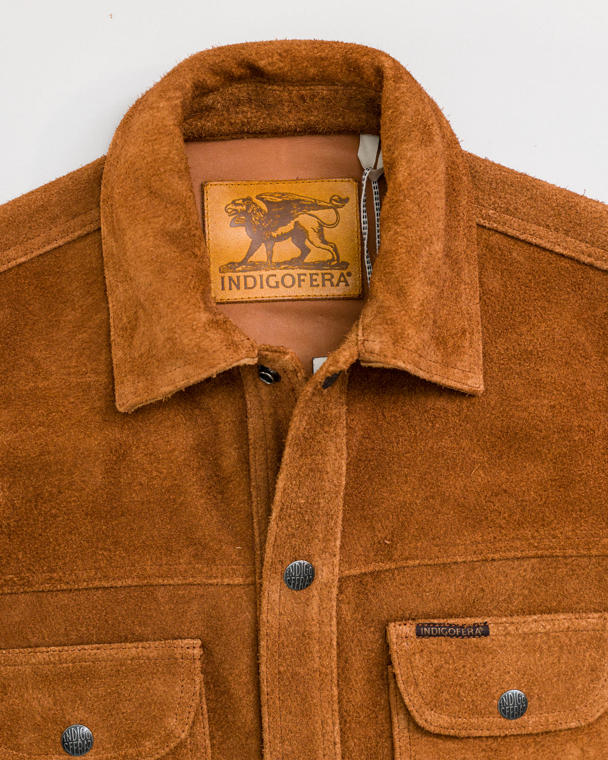 Fargo Trucker Jacket Leather - Cognac