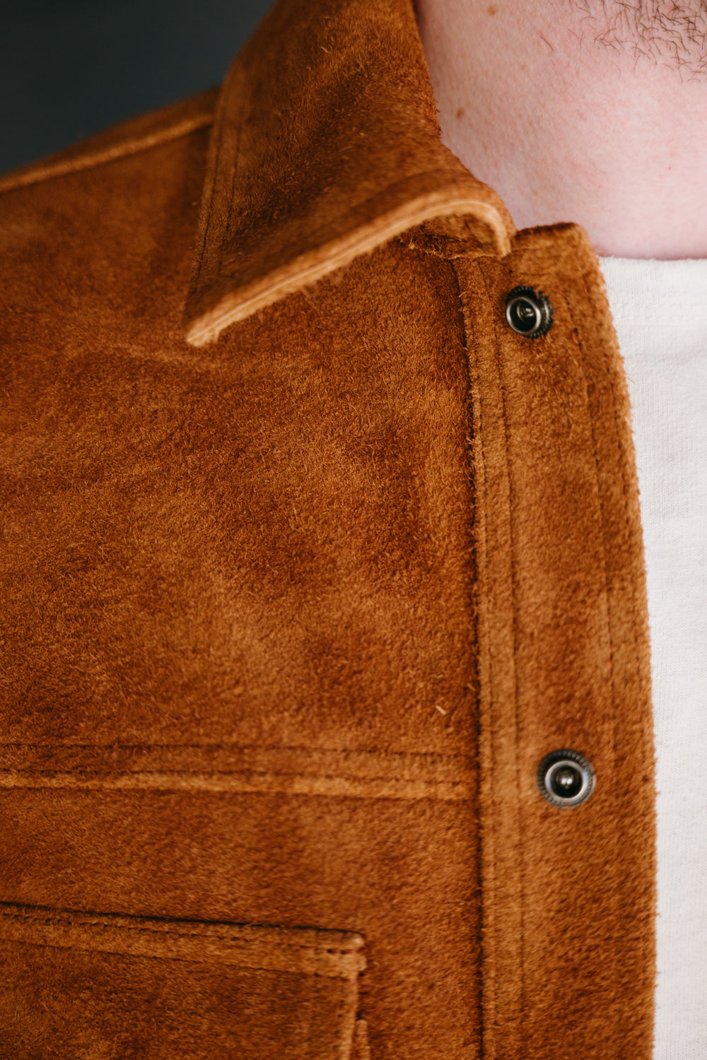 Fargo Trucker Jacket Leather - Cognac