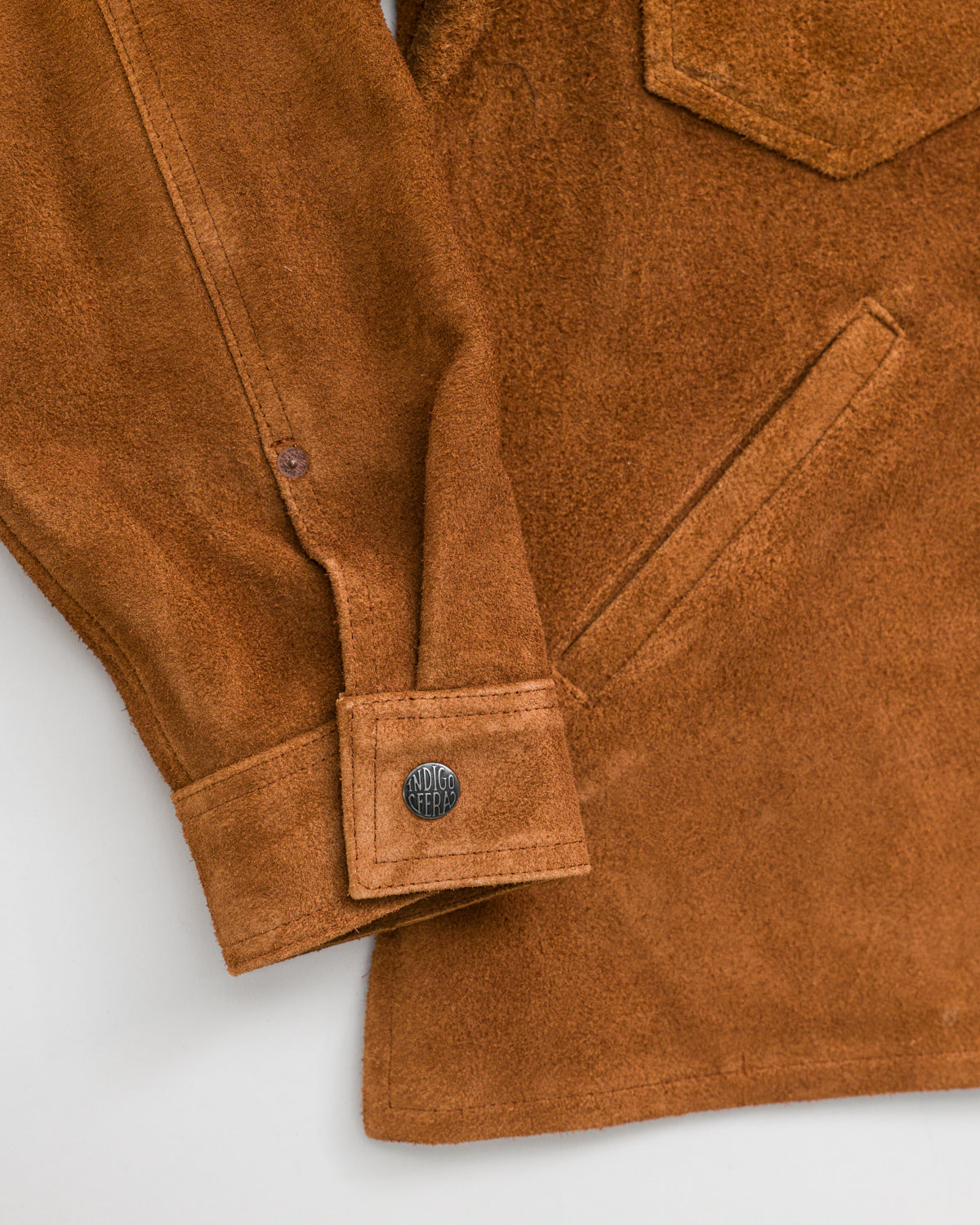 Fargo Trucker Jacket Leather - Cognac