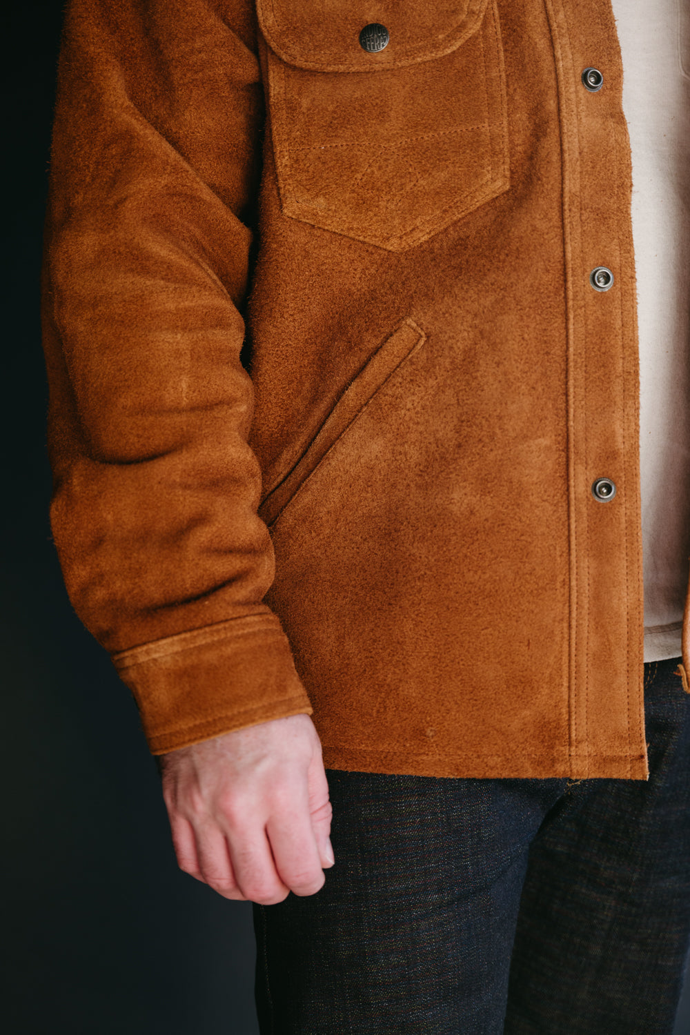 Fargo Trucker Jacket Leather - Cognac