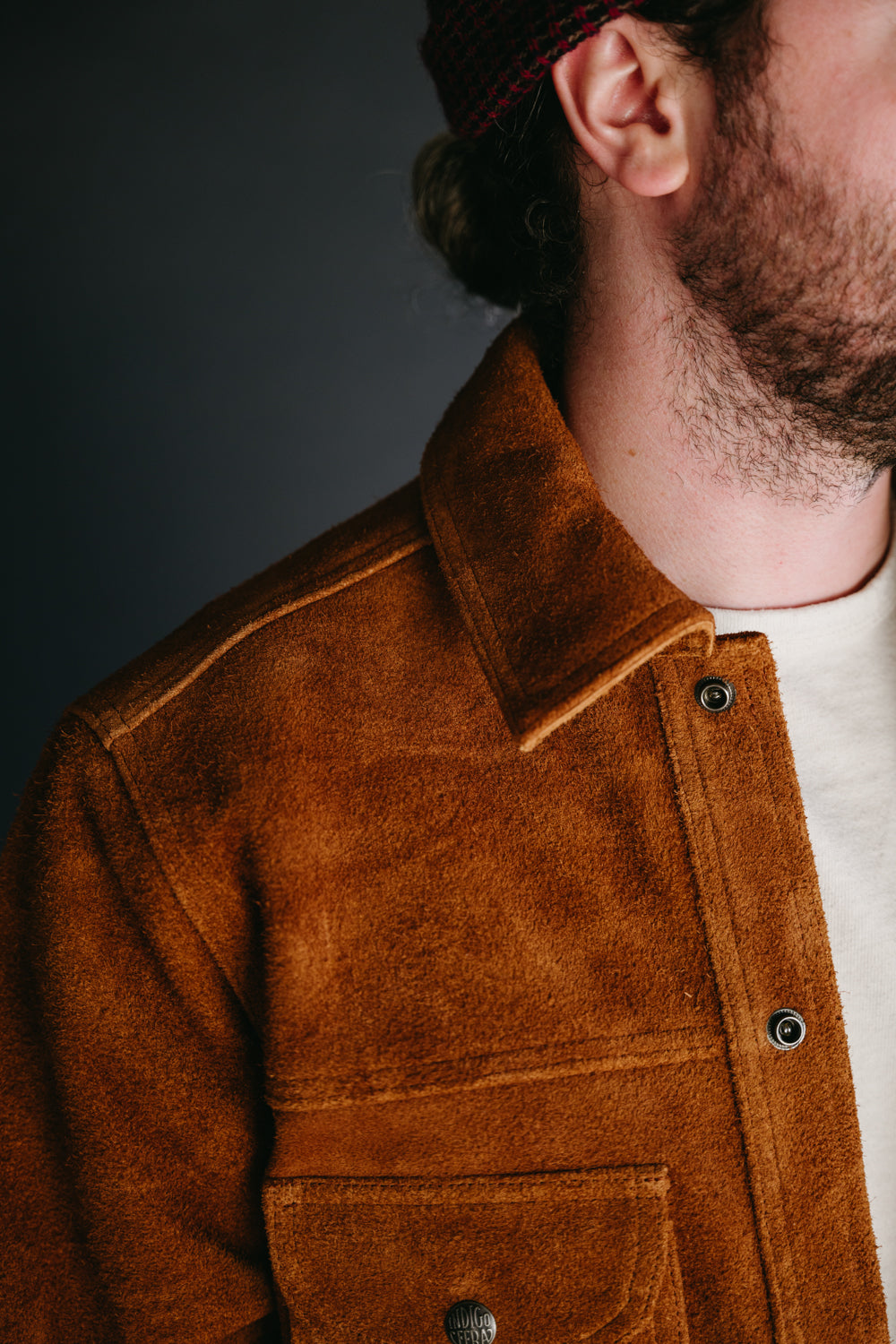 Fargo Trucker Jacket Leather - Cognac