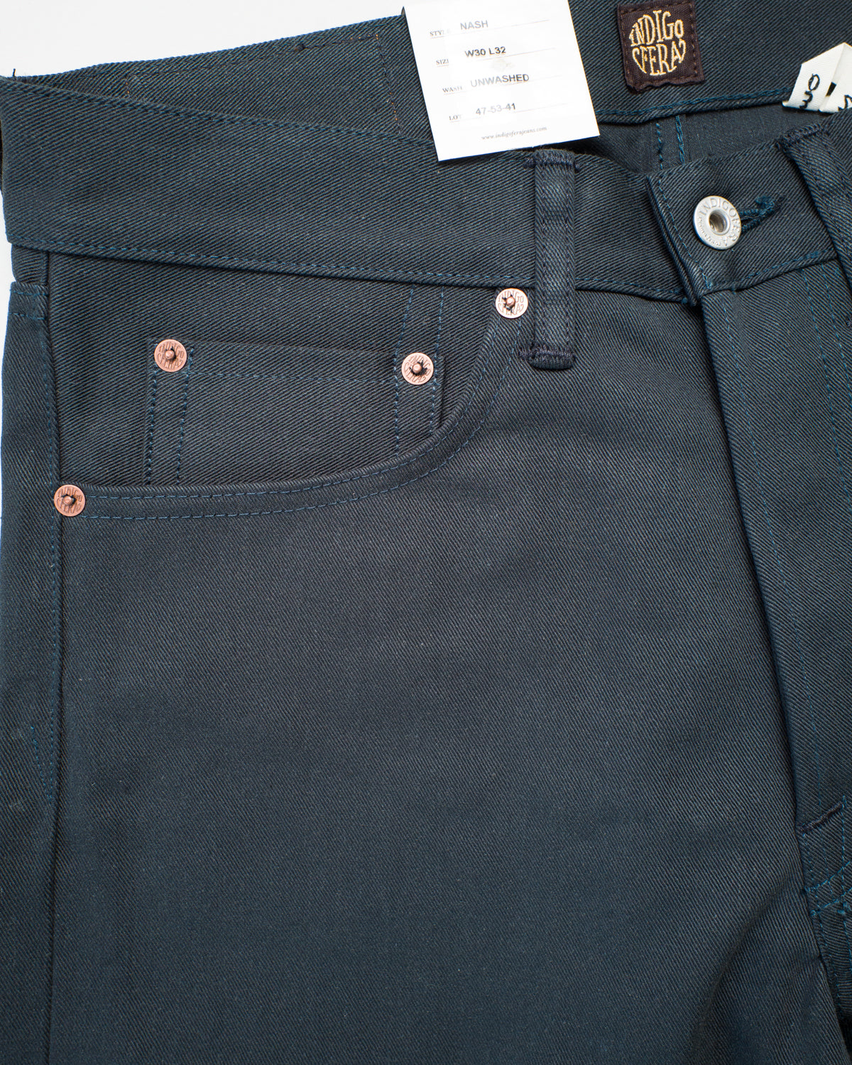 12oz - Nash Slim Selvedge - Octan