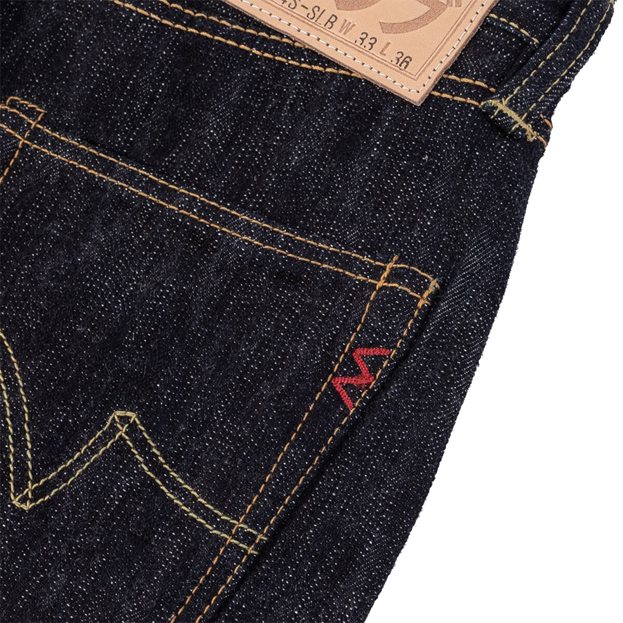 IH-634S-SLB - 16oz Slubby Selvedge Denim Straight Cut Jeans - Indigo