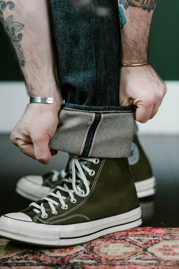 IH-666-SST - 21oz Shinayaka Selvedge Denim Slim Straight - Indigo