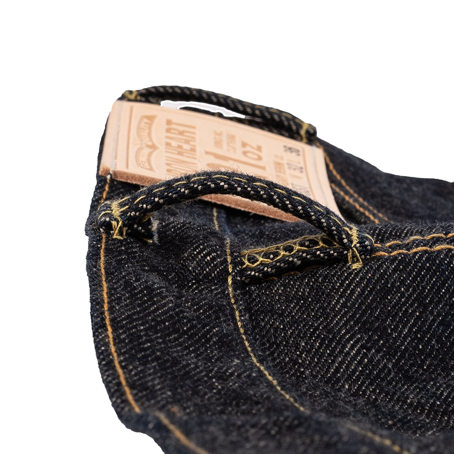 IH-666-SST - 21oz Shinayaka Selvedge Denim Slim Straight - Indigo