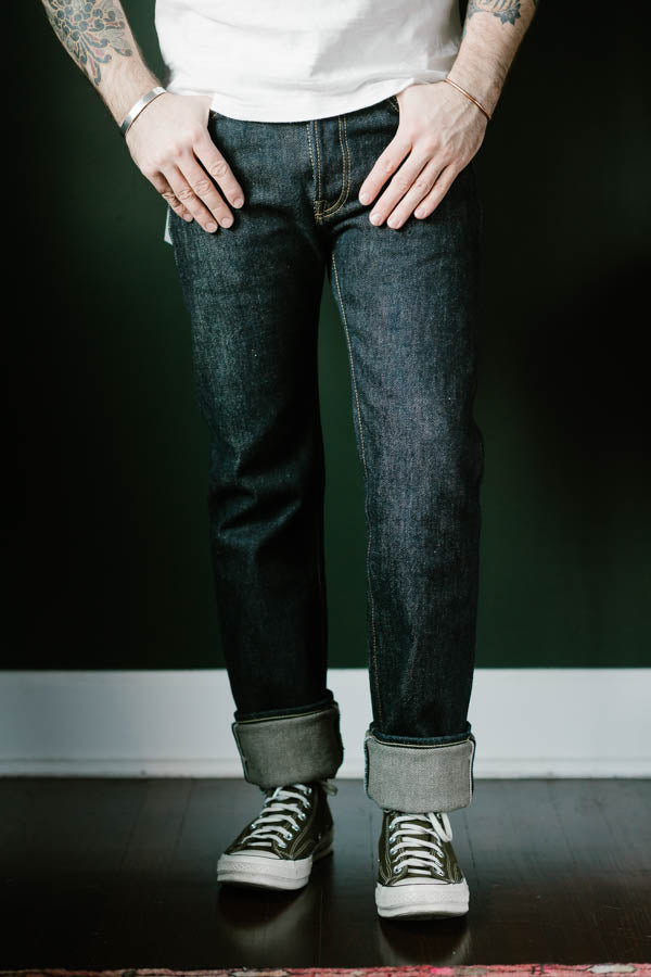 IH-666-SST - 21oz Shinayaka Selvedge Denim Slim Straight - Indigo