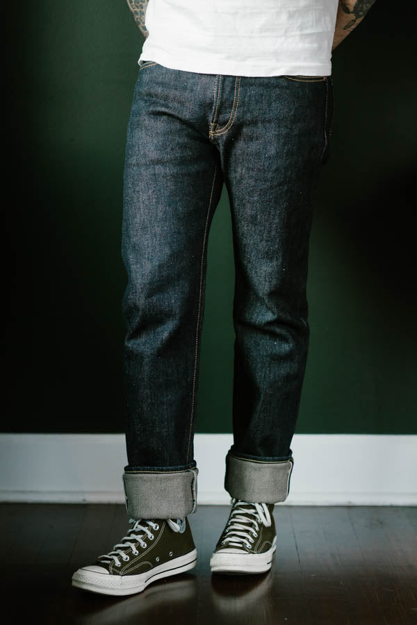 IH-666-SST - 21oz Shinayaka Selvedge Denim Slim Straight - Indigo