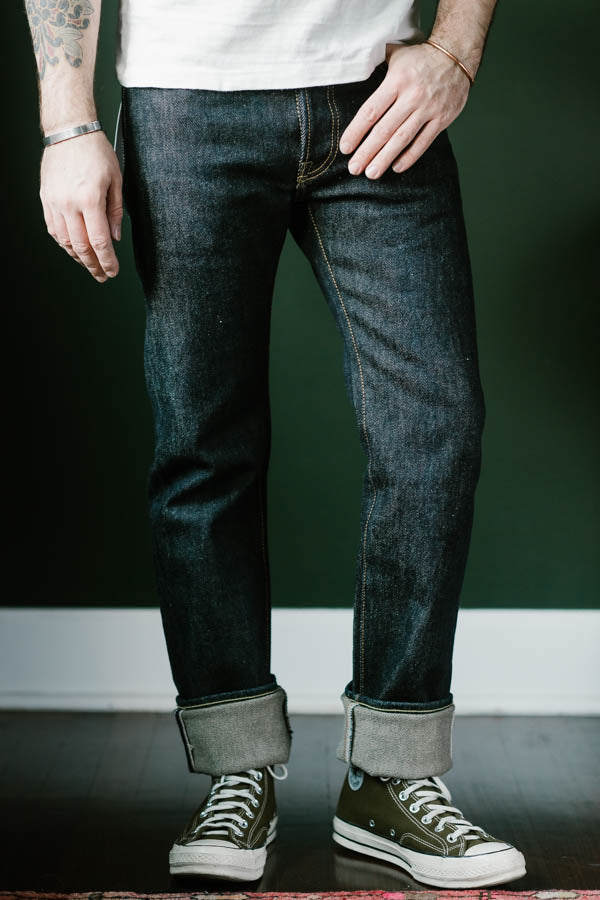 IH-666-SST - 21oz Shinayaka Selvedge Denim Slim Straight - Indigo