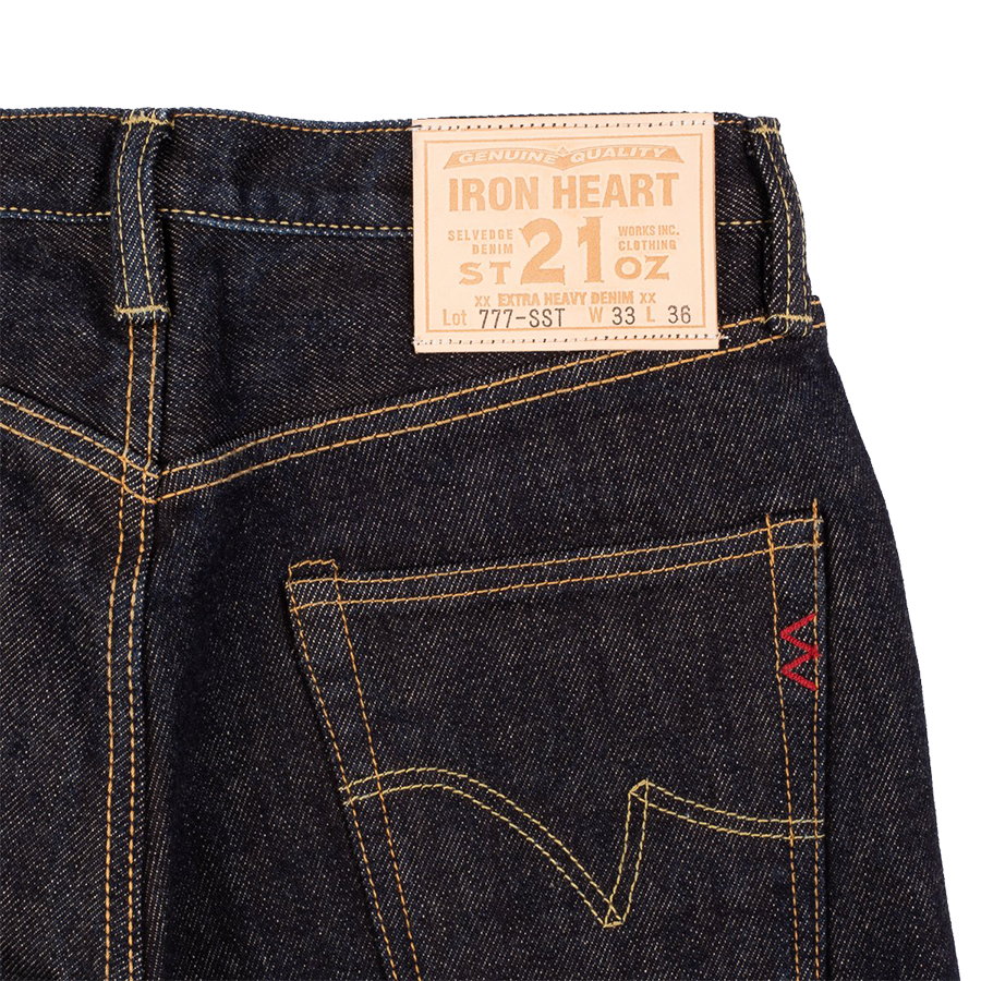 IH-777-SST - 21oz Shinayaka Selvedge Denim Slim Tapered - Indigo