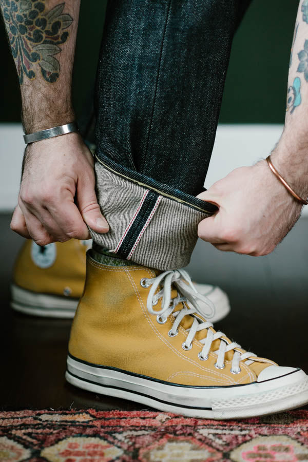 IH-777-SST - 21oz Shinayaka Selvedge Denim Slim Tapered - Indigo