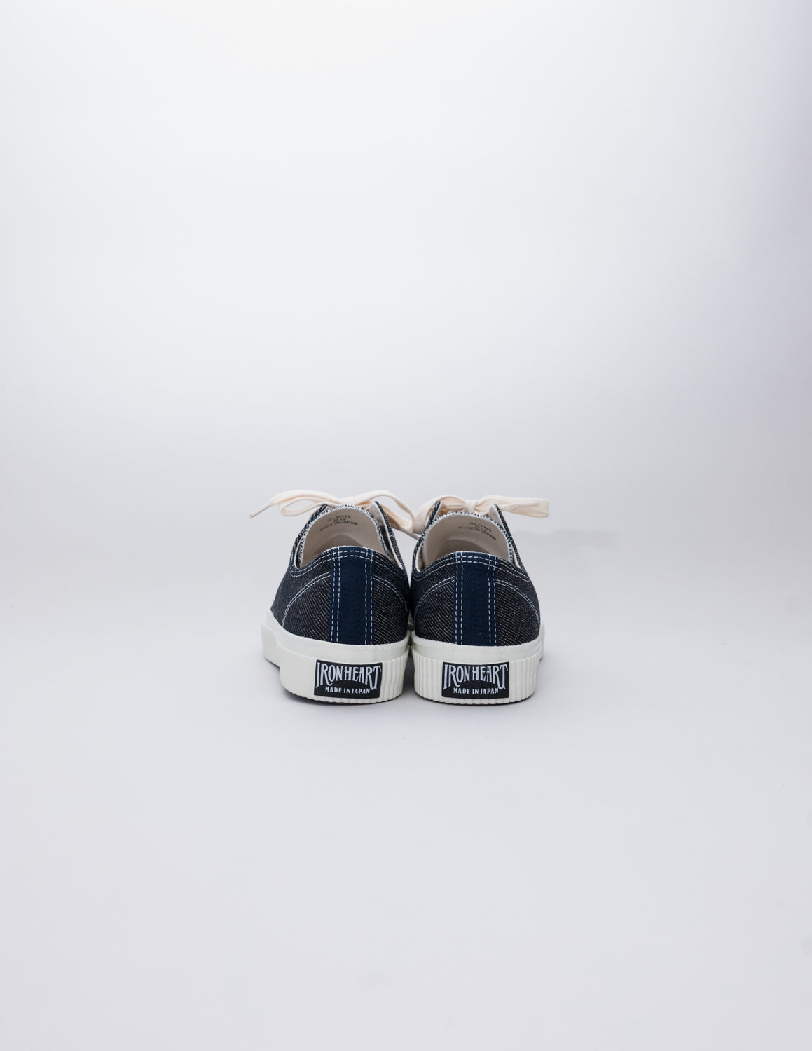 IHSN-01-IND - 21oz Denim Low-Top Sneakers - Indigo