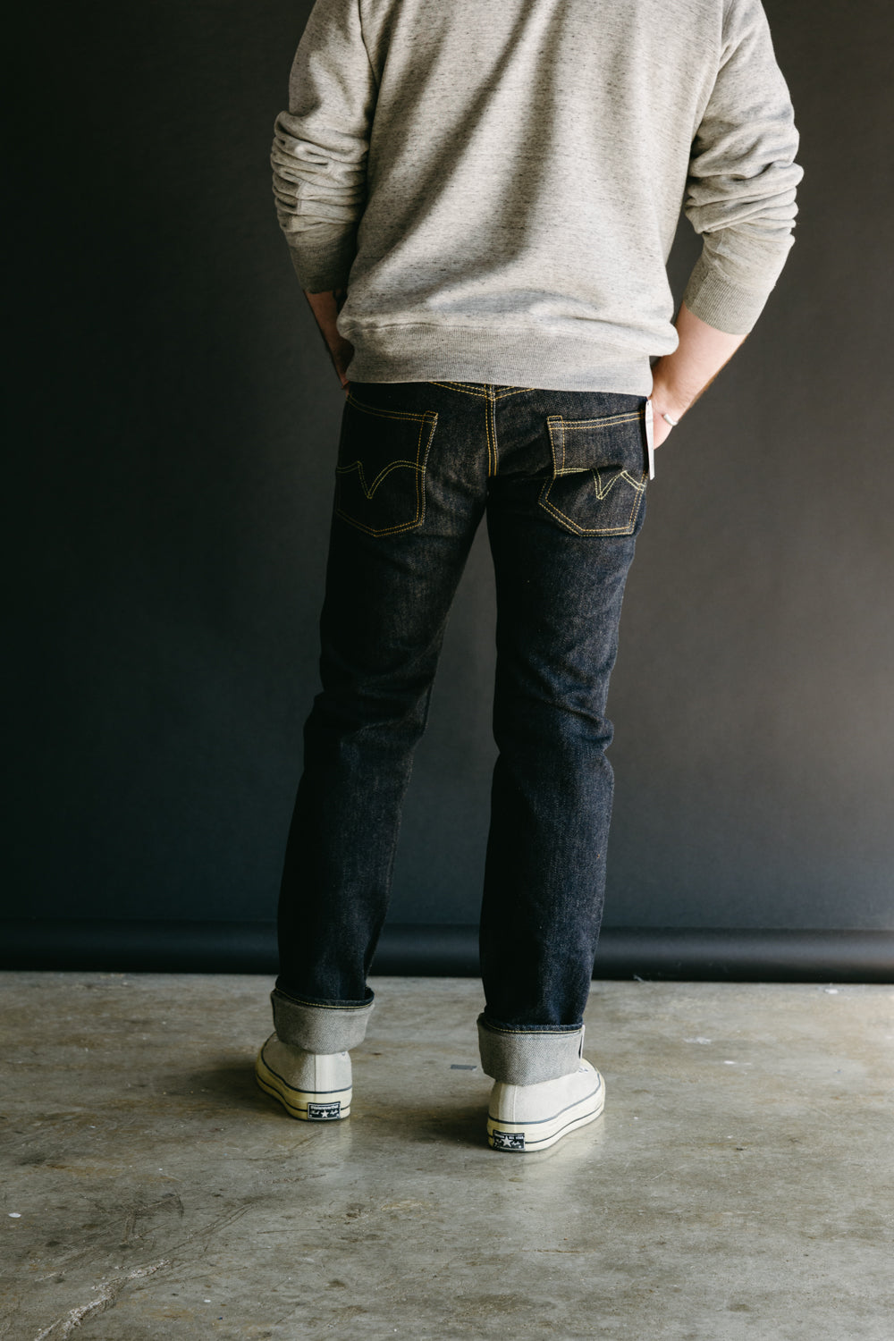 IH-777S-21 -21oz Selvedge Denim Slim Tapered - Indigo