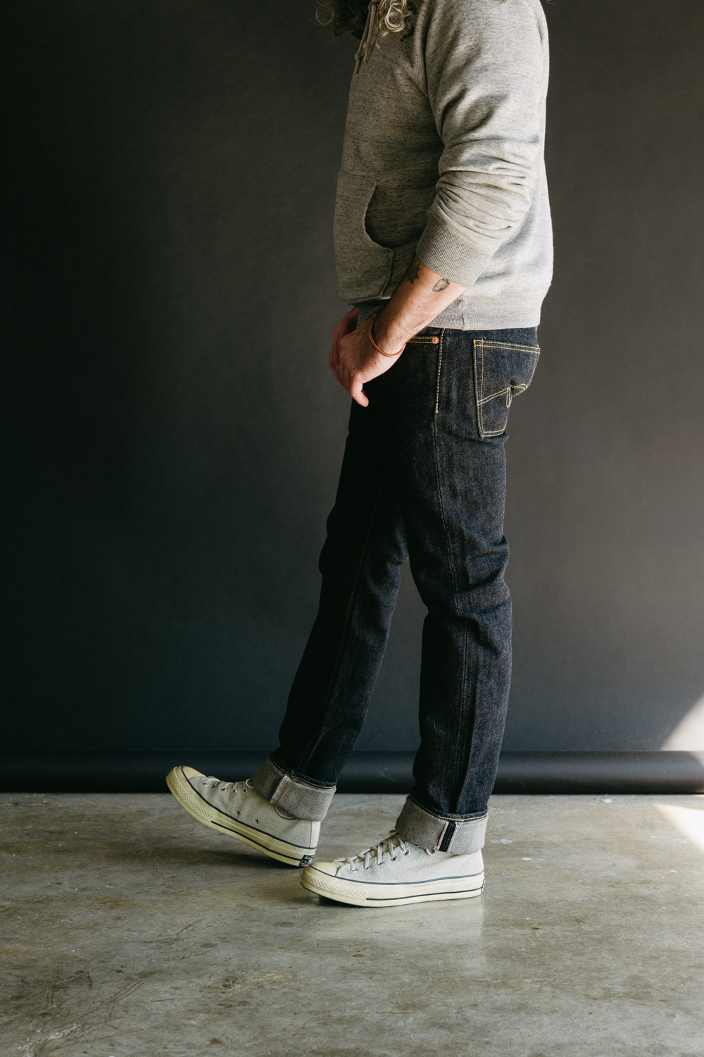 IH-777S-21 -21oz Selvedge Denim Slim Tapered - Indigo