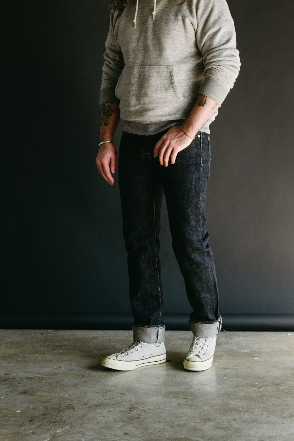 IH-777S-21 -21oz Selvedge Denim Slim Tapered - Indigo