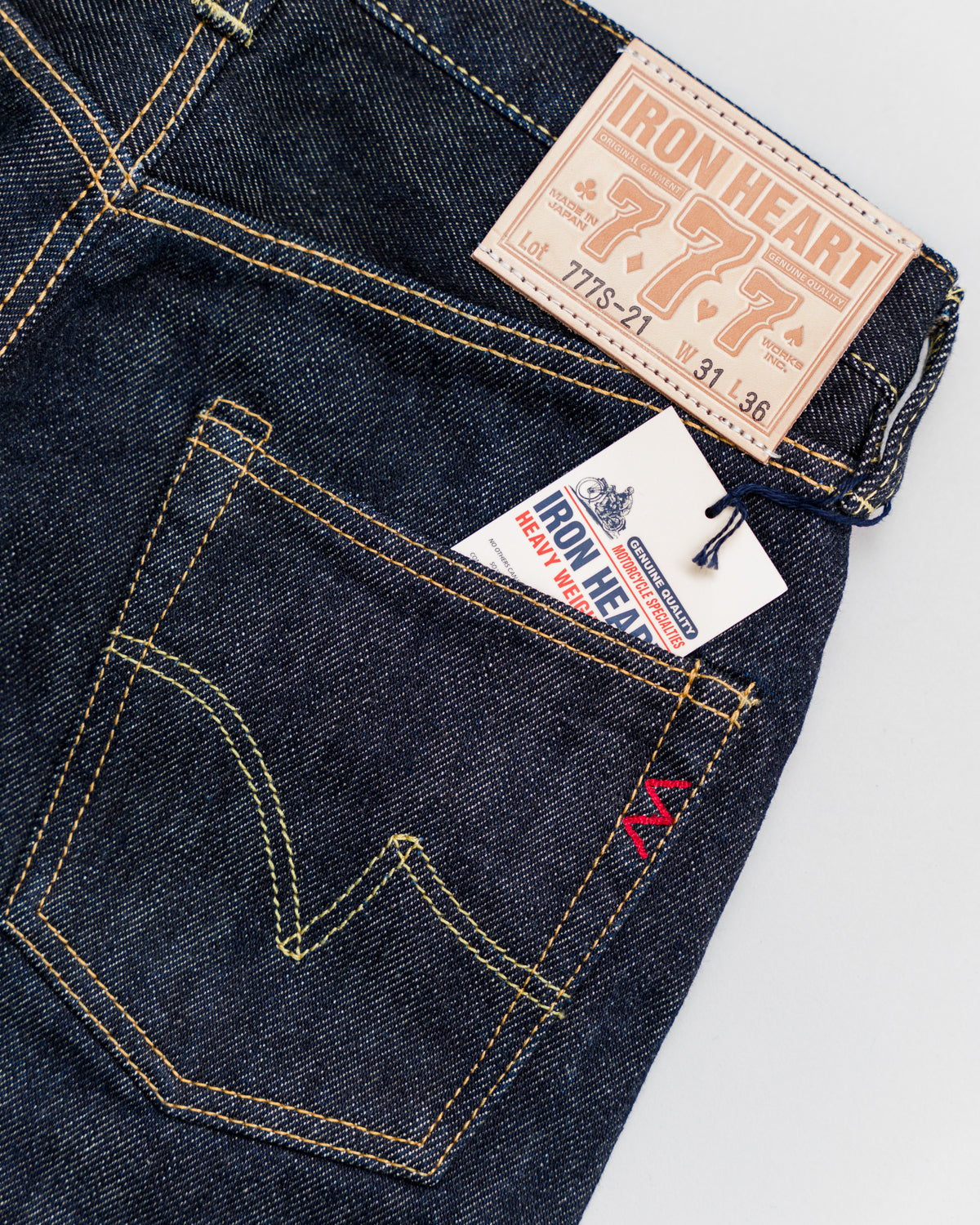 IH-777S-21 -21oz Selvedge Denim Slim Tapered - Indigo