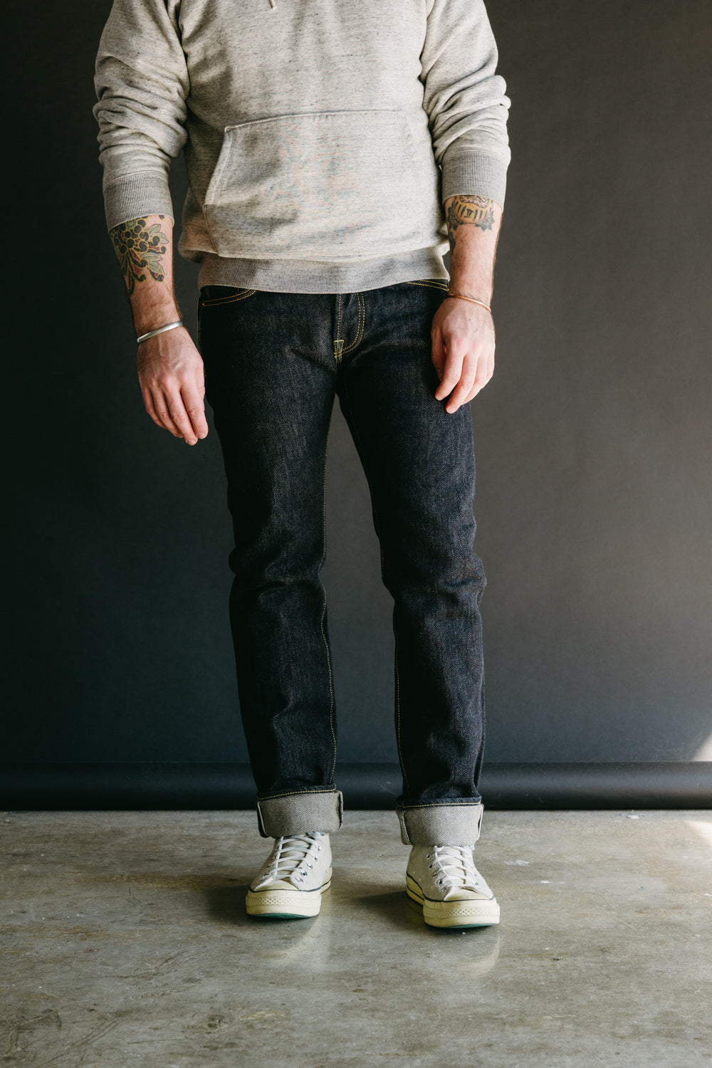 IH-777S-21 -21oz Selvedge Denim Slim Tapered - Indigo