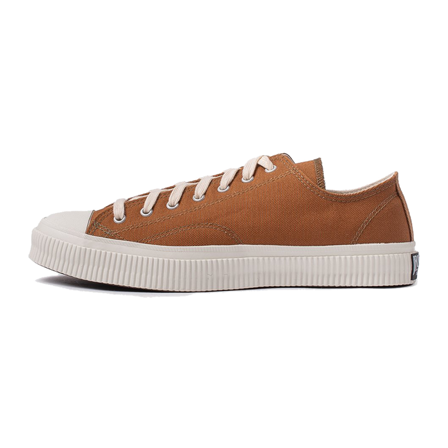 IHSN-01-BRN - 17oz Cotton Duck Low-Top Sneakers - Brown