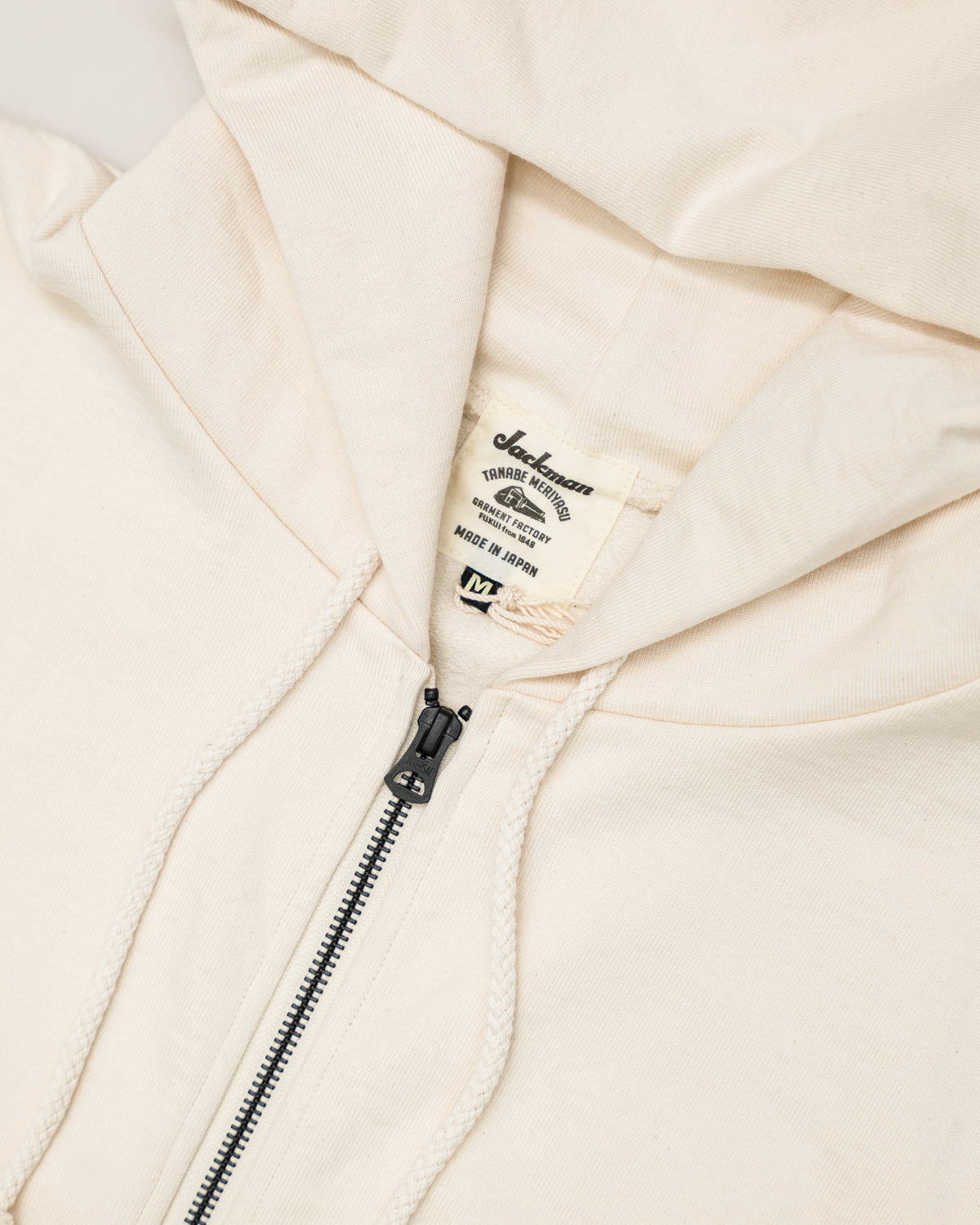 Dotsume Sweat Zipper Parka - 04 Kinari