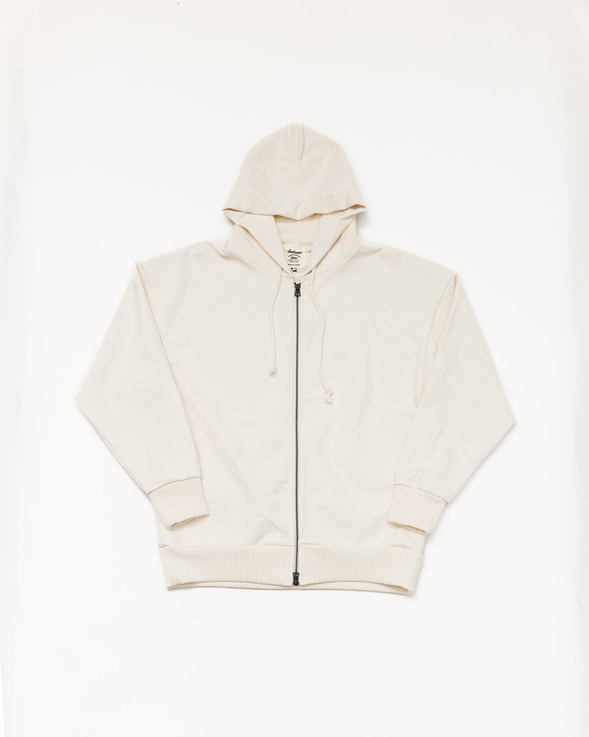 Dotsume Sweat Zipper Parka - 04 Kinari