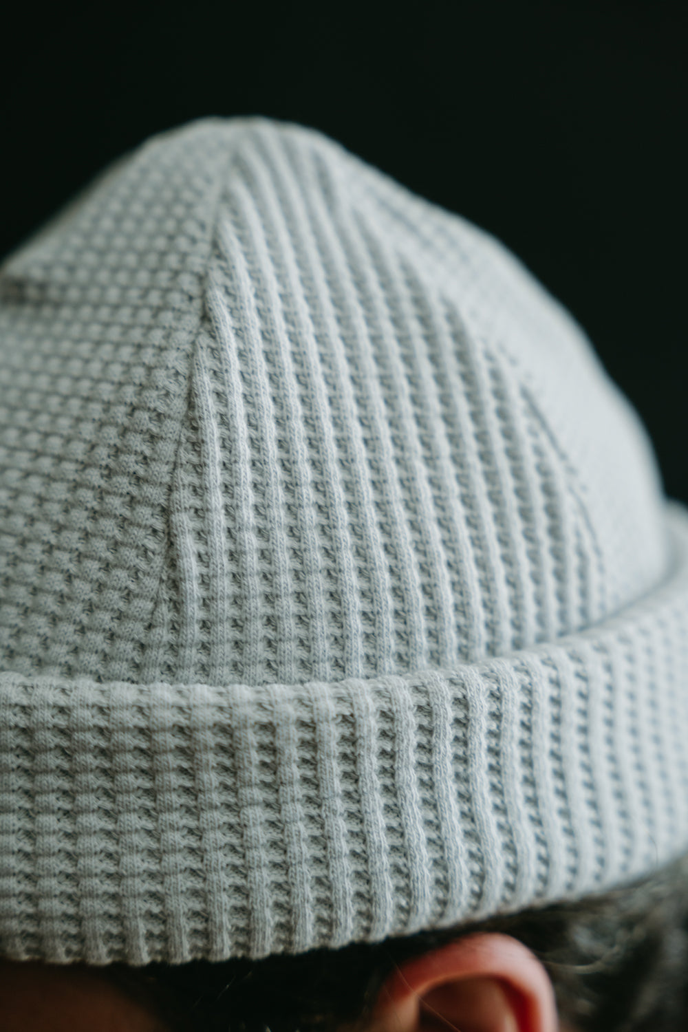 Waffle Knit Cap - 271 Iceberg