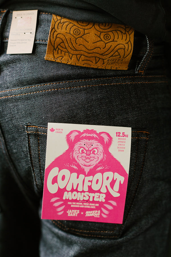 12.5oz - Comfort Monster Brushed Selvedge - Easy Guy