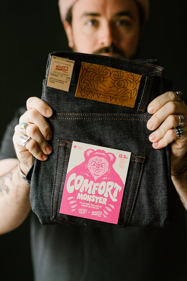 12.5oz - Comfort Monster Brushed Selvedge - Easy Guy