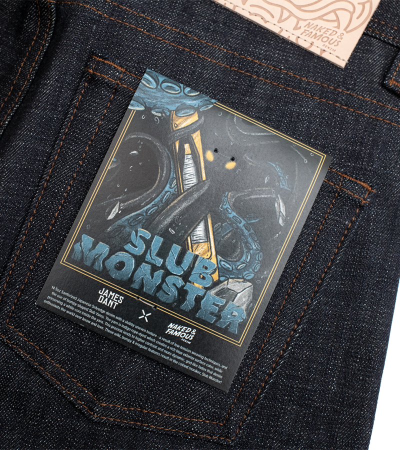 14.5oz - Slub Monster Selvedge - Weird Guy