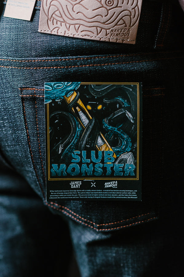 14.5oz - Slub Monster Selvedge - Weird Guy