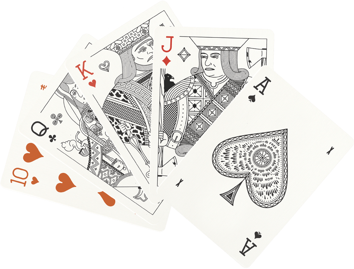 Sandstone Deck of Playing Cards