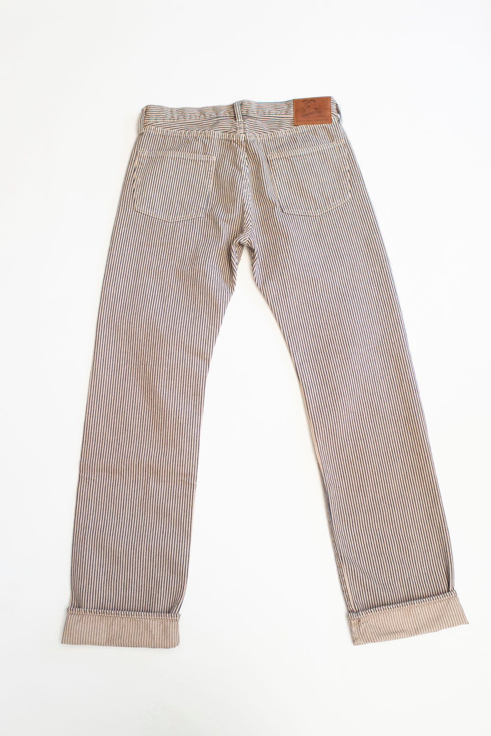 MPT1020M31 - 12.7oz - Hinoki Dyed Hickory Pants - Indigo, Beige