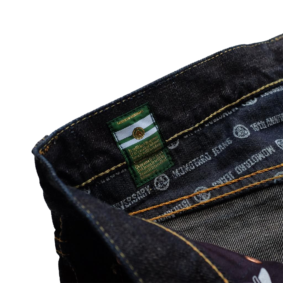 15THL06 - 15.7oz Anniversary Selvedge Jeans Left Hand Twill - Natural Tapered