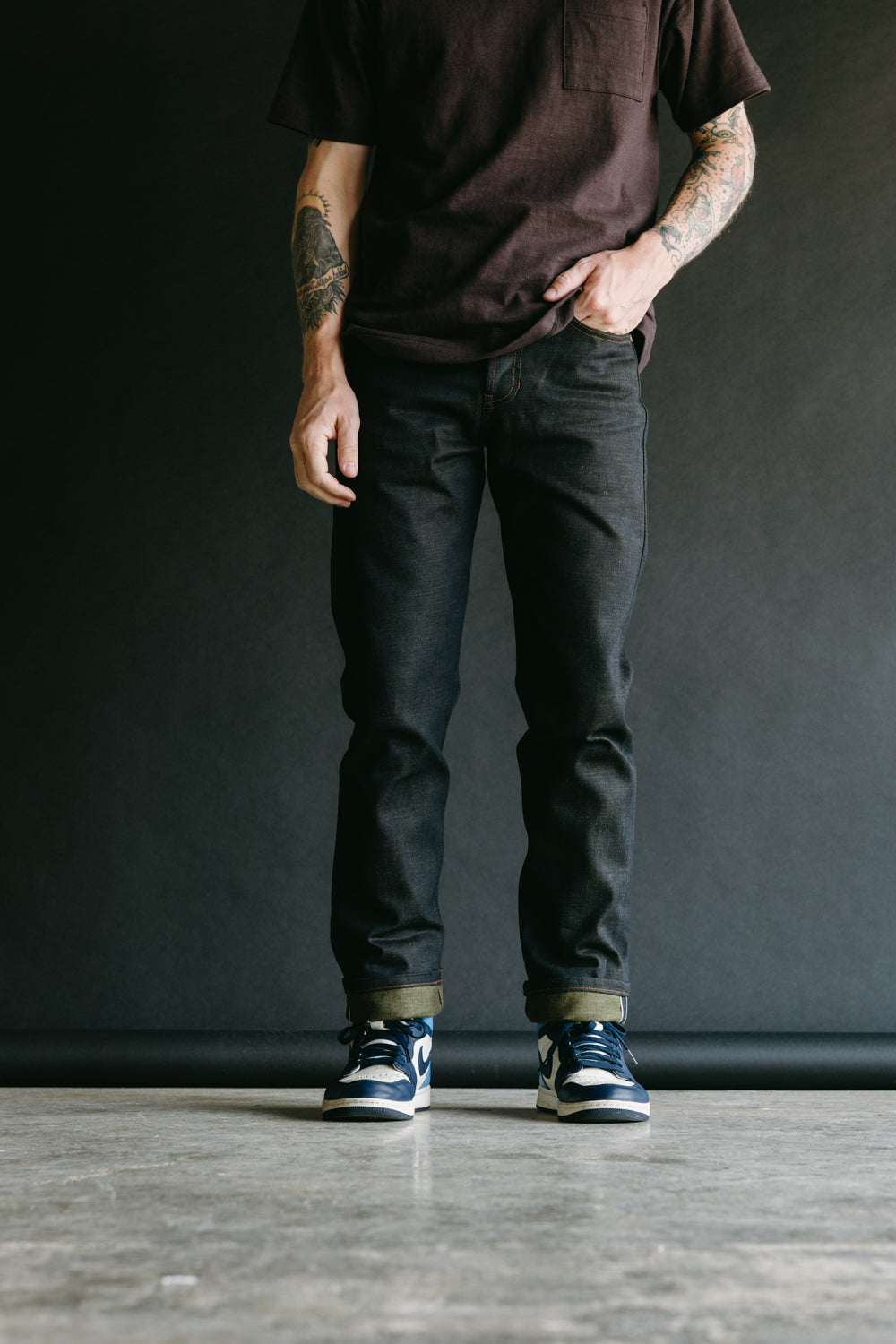 12oz Catechu Selvedge - Weird Guy