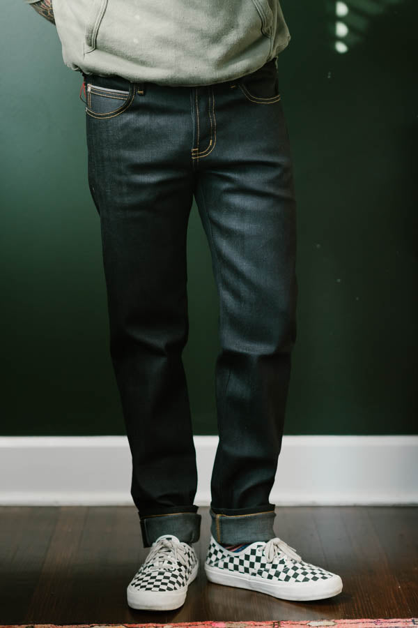 12oz - Deep Indigo Stretch Selvedge - Super Guy